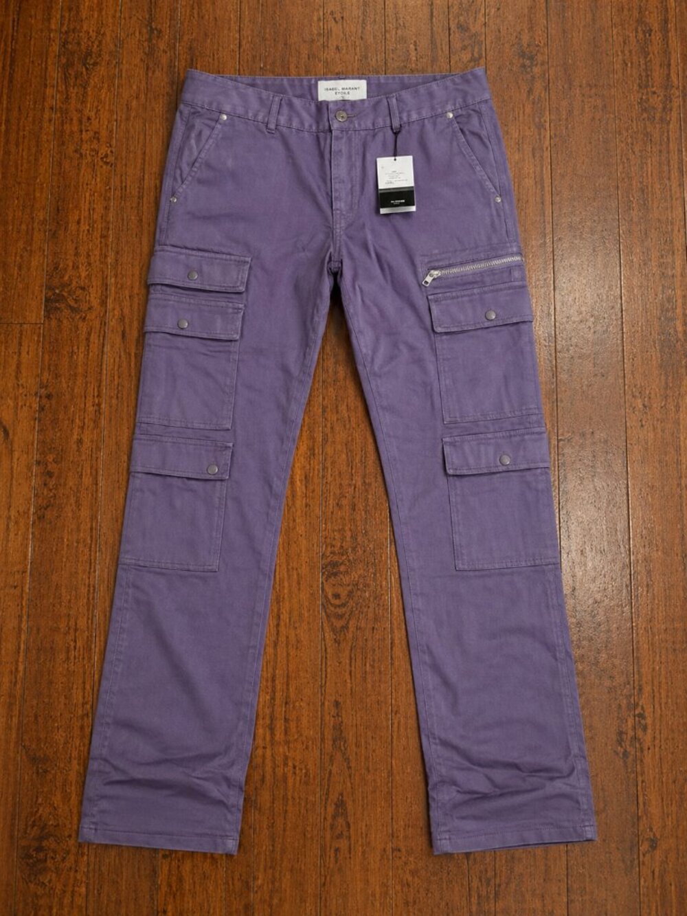 Genuine Authentic Stacked Fit Twill Pants Men’s L 34–36 Dusty Purple NWT